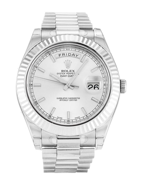 Rolex Day-Date  (40mm) 128239 Wit Wijzerplaat