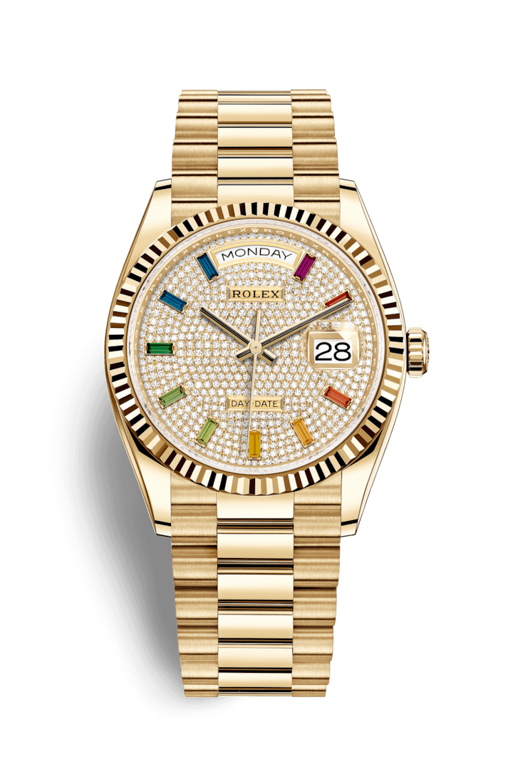 Rolex Day-Date II (40 mm) Jubilee 228206 Réplique Diamant Romains 