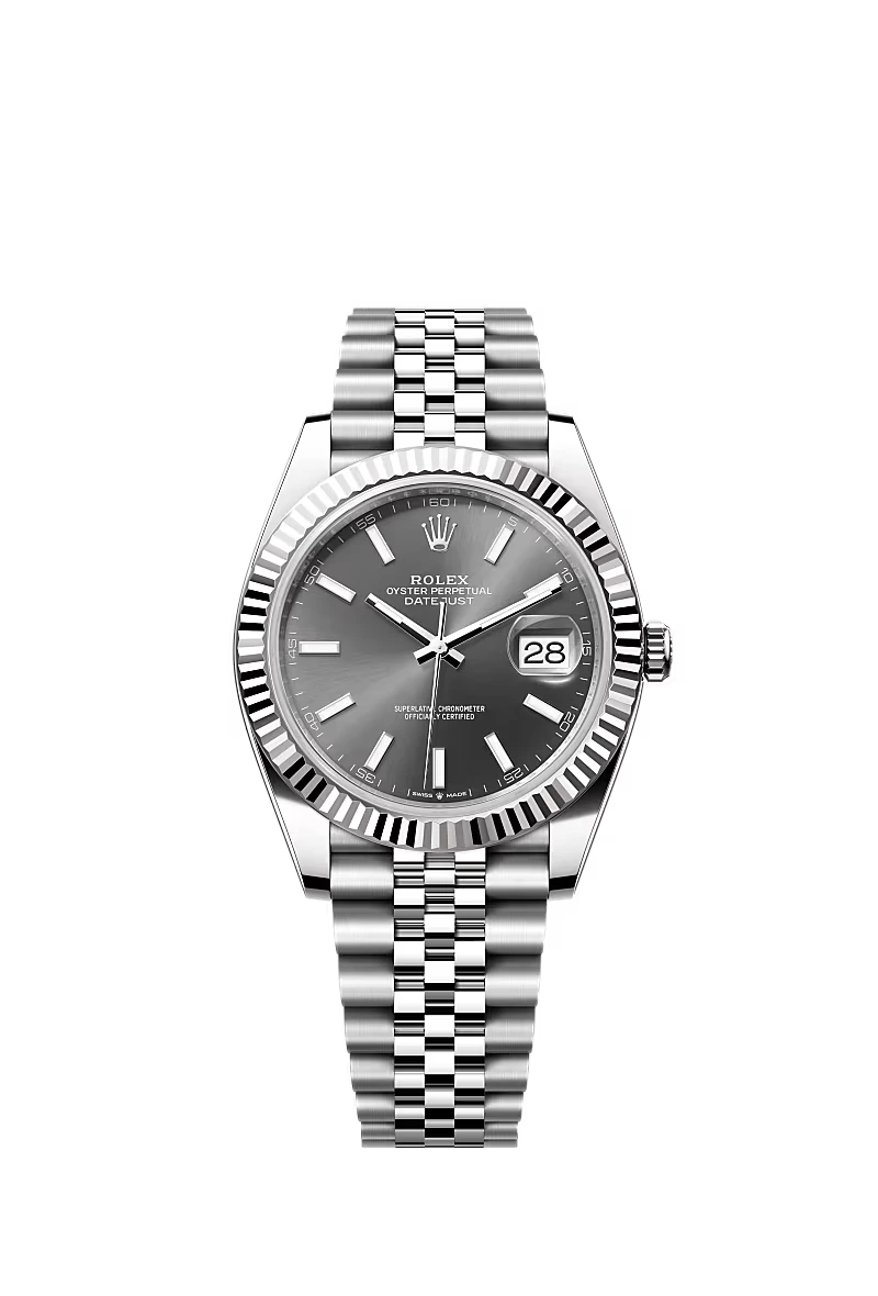 Rolex Datejust 126334 Dark Rhodium Dial Jubilee Replica (41mm)