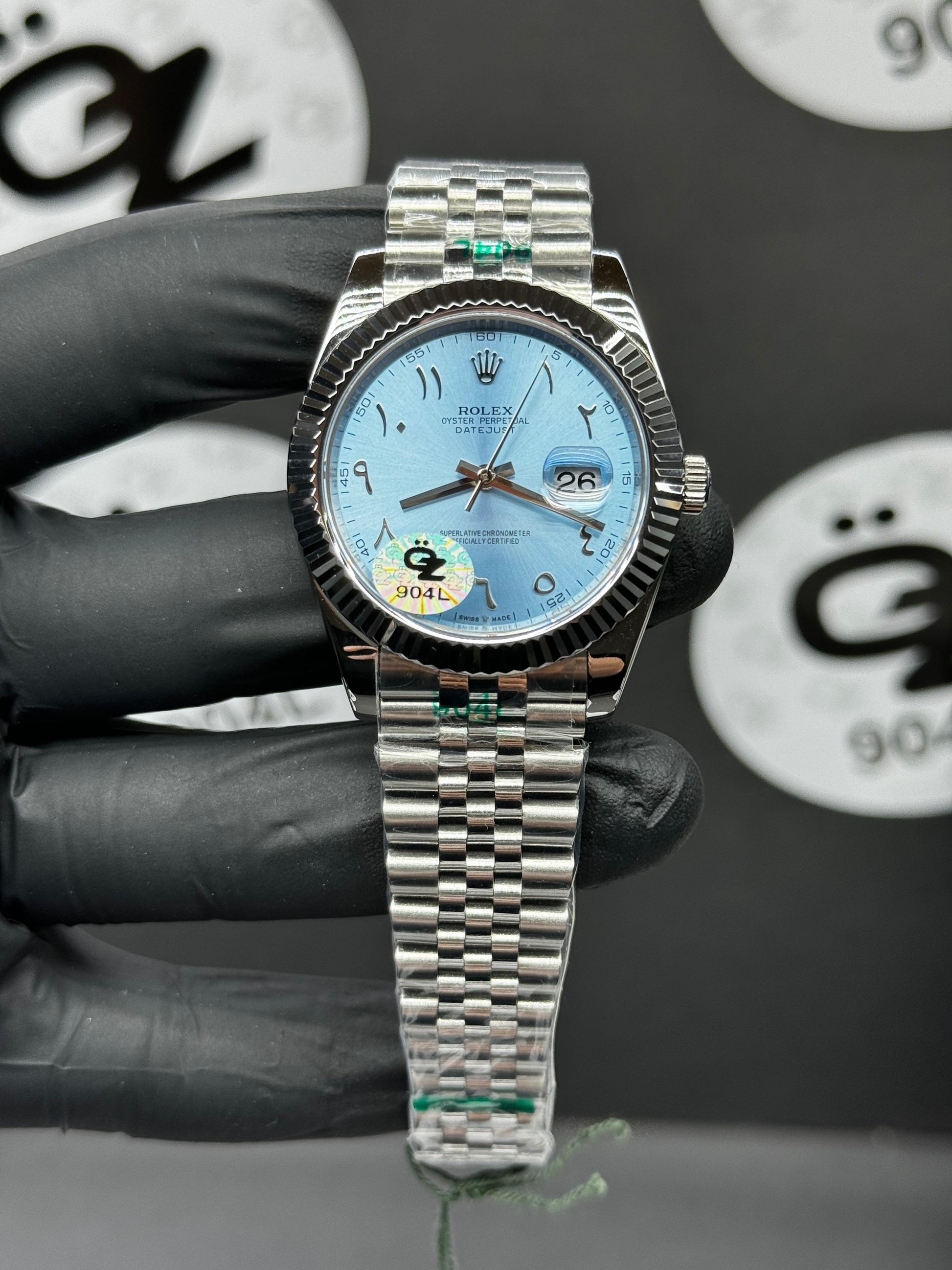 Rolex Datejust ll 26 (41 mm) 126334 Bracelet Jubilé Arabe / Réplique Bleu Bleu