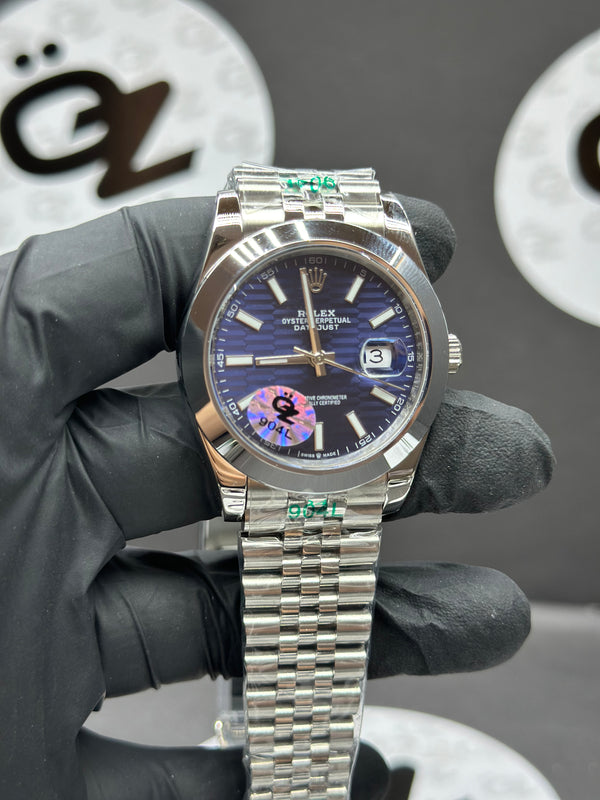 Rolex Datejust 19/2 (41 mm) 126300 Jubilee (cadran bleu) Bleu