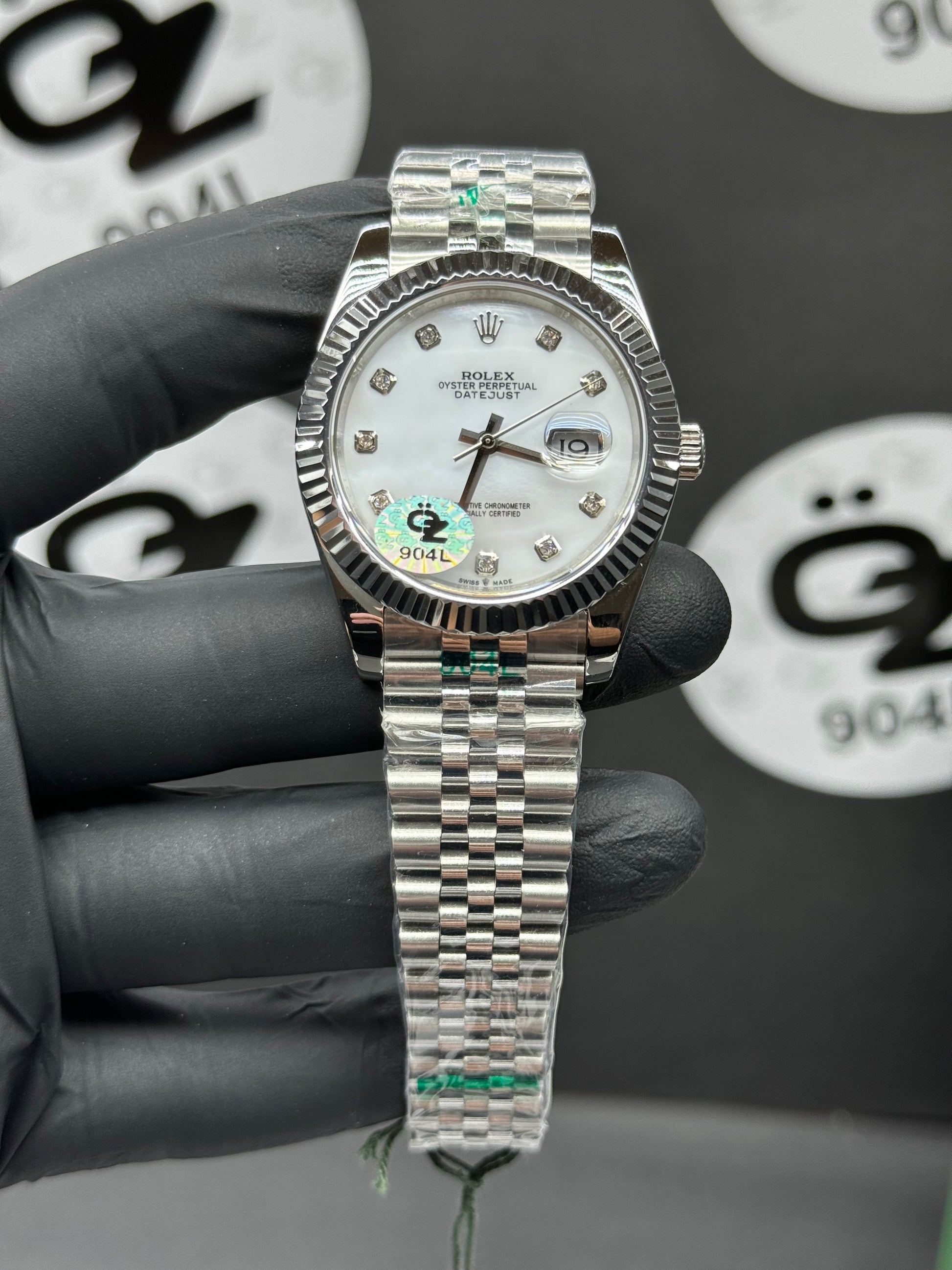 Rolex Datejust 126334 Réplique du jubilé avec cadran en nacre (41 mm)