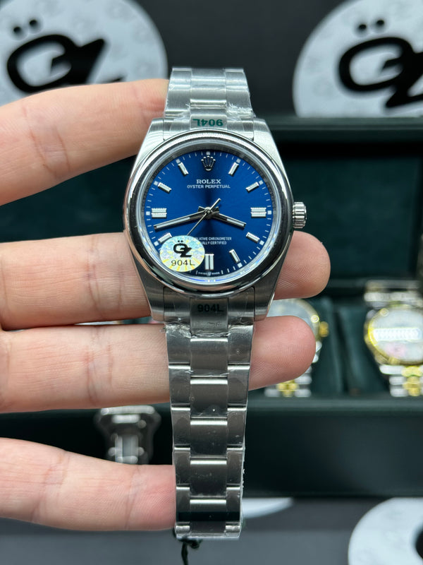 Réplique Rolex Datejust ll (41 mm) pour homme avec bracelet Oyster (cadran bleu)