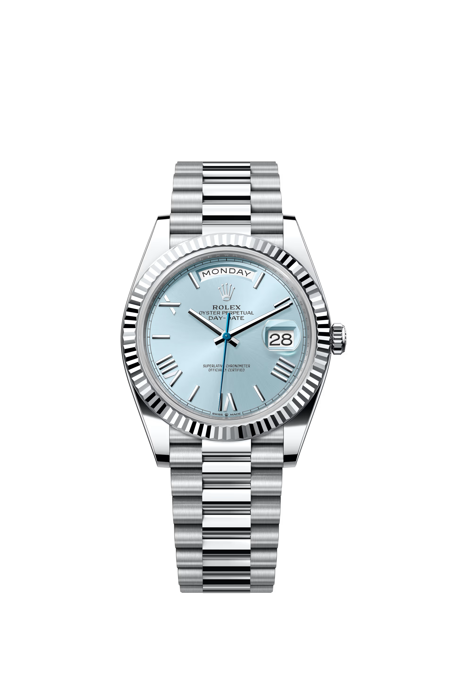 Rolex Day-Date (40mm) 228206 Blauw wijzerplaat Replica