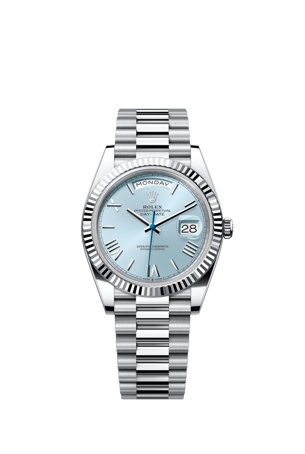 Rolex Day-Date (40mm) 228206 Blue Dial Replica 