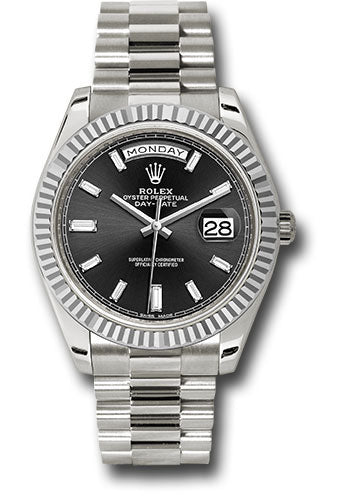 Rolex Day-Date (40mm) 228206 Zwart wijzerplaat 2022 Replica