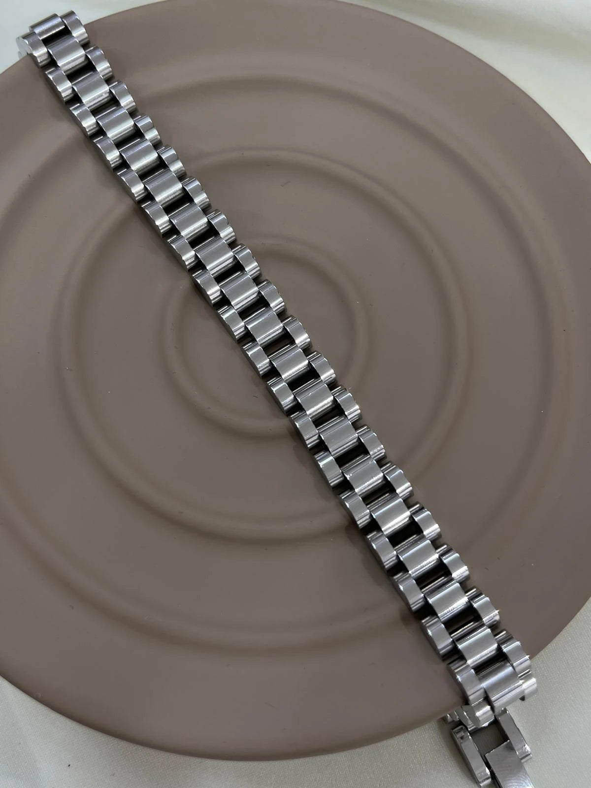 Grey Men's Steel Bracelet